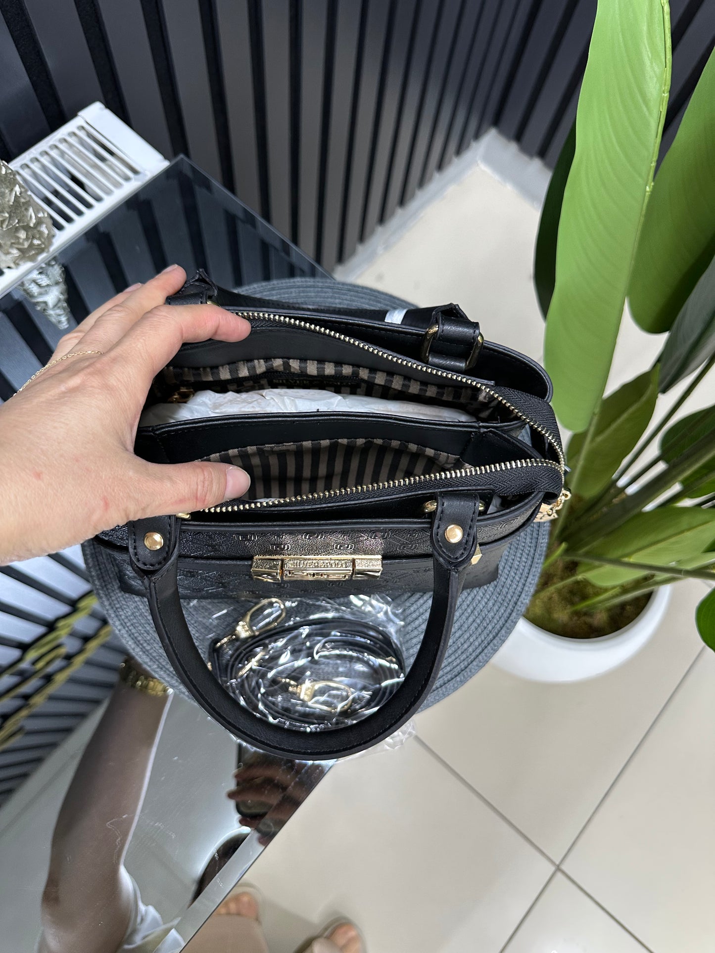 Silver polo çanta