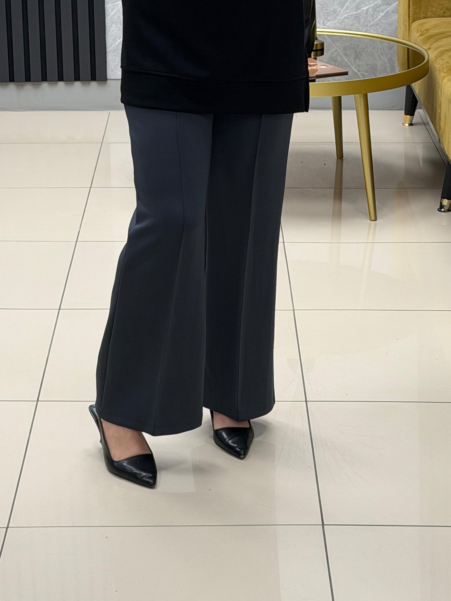 Scuba yarı İspanyol pantolon