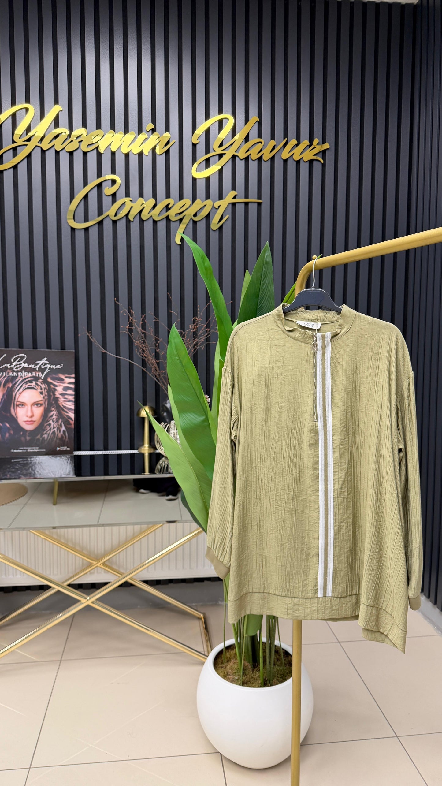 Armine Trend gofre kumaş tunik kod:26yt466