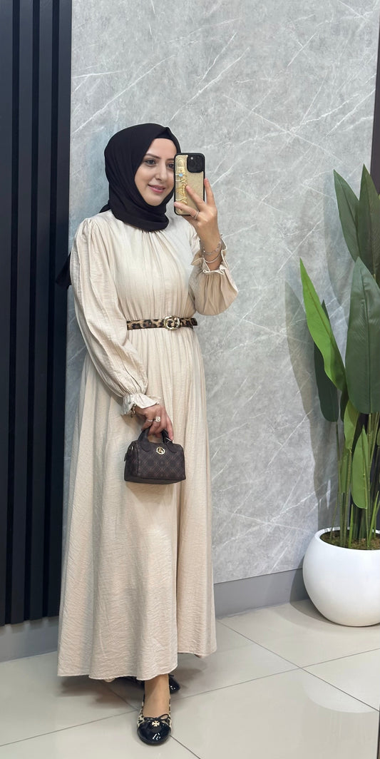 Kado kupra kumaş elbise