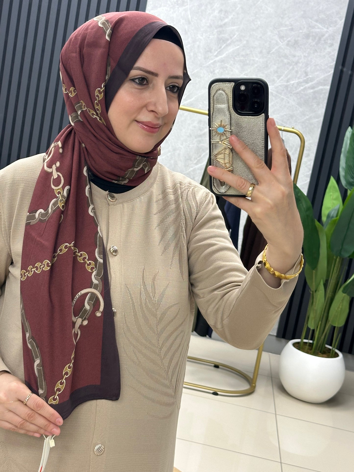 Armine tensel ipek şal