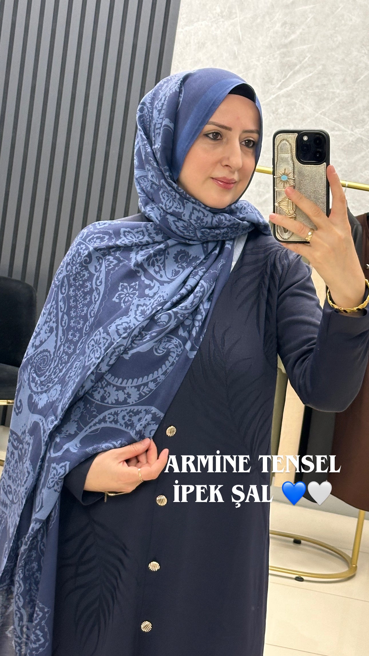 Armine tensel ipek şal