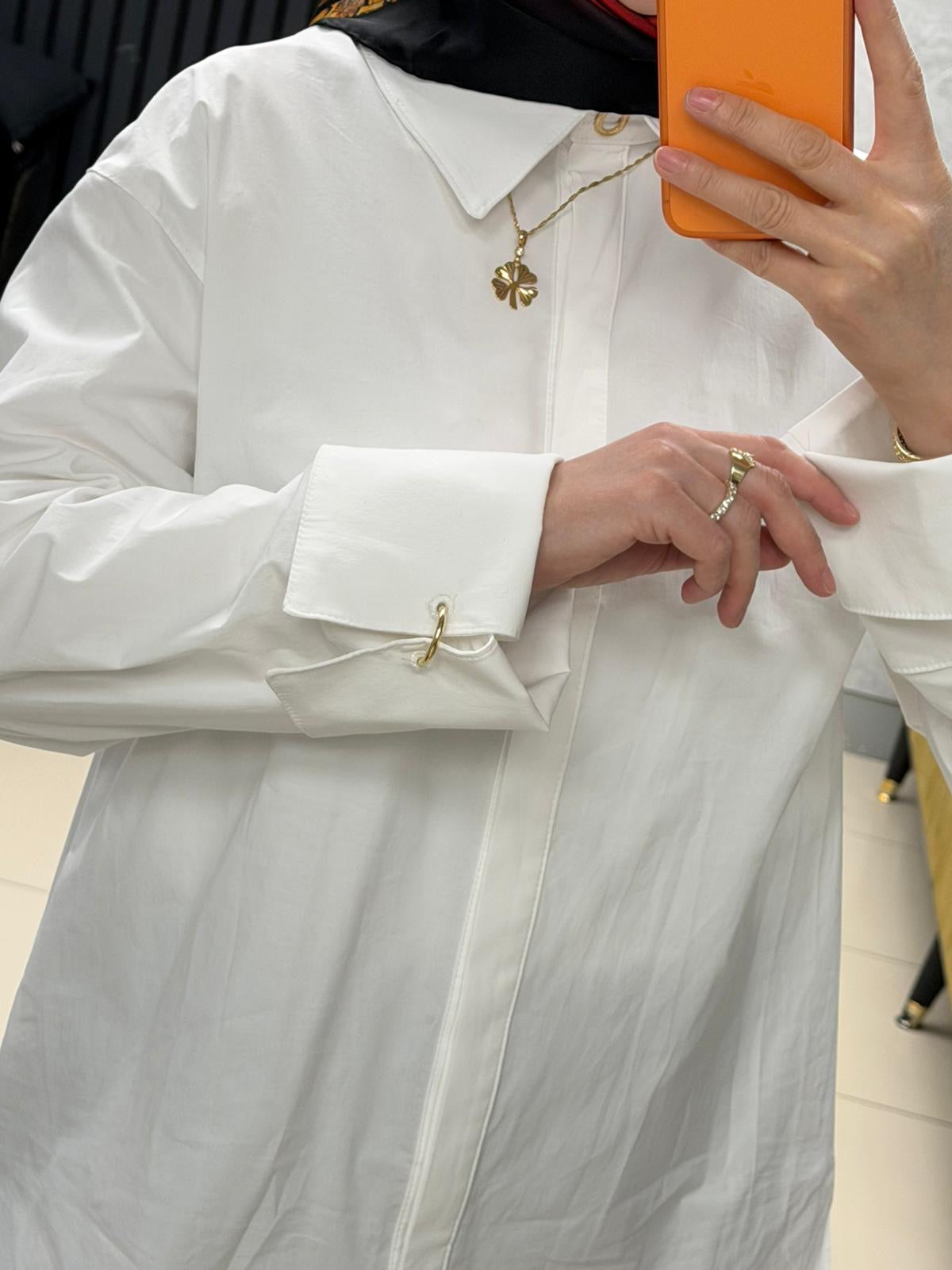 ARMİNE TREND EKRU GOMLEK 25KT604