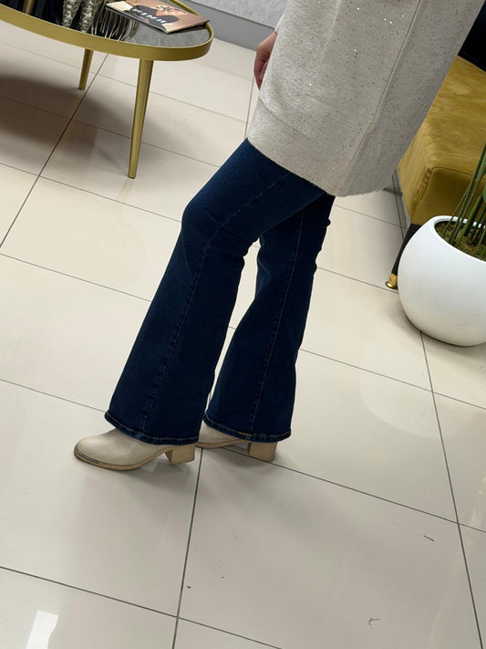 Noshe İspanyol paça kot pantolon 4609