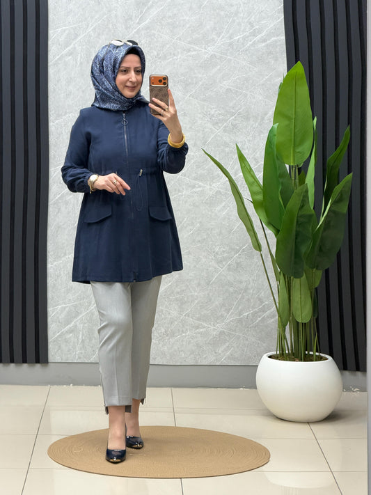 Noşhe tensel kumaş ceket kod: 4528