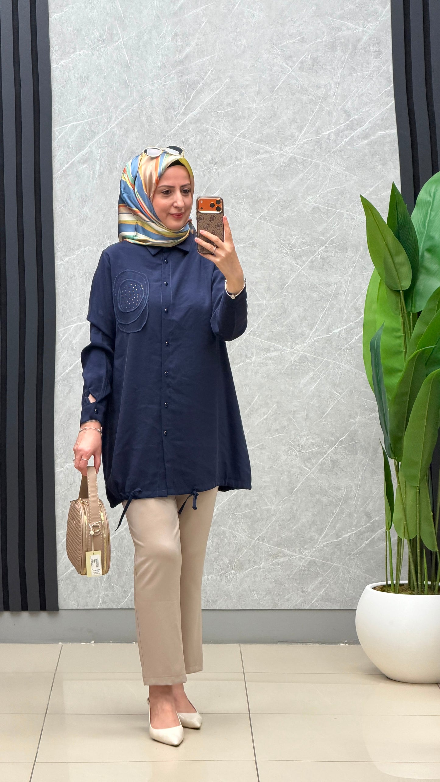 Kado Taş Detay Gömlek / Ürün Kodu : 263476