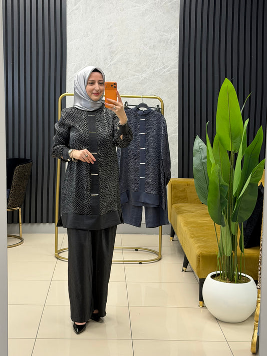 ARMİNE TREND JAKARLI SATEN 26 YT 608