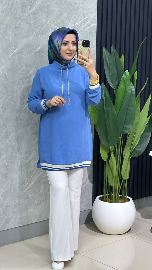 Ayrobin kumaş tunik