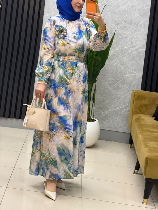 Orhan Store mavi çiçekli elbise
Kod: 08-1870