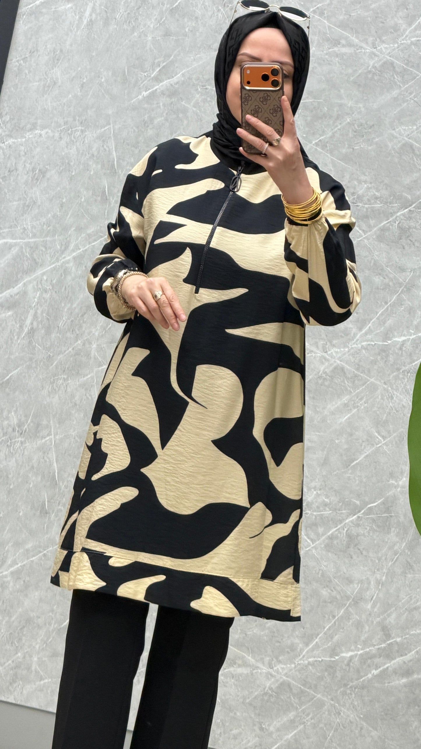 Armine Trend viskon kumaş tunik kod:26YT473