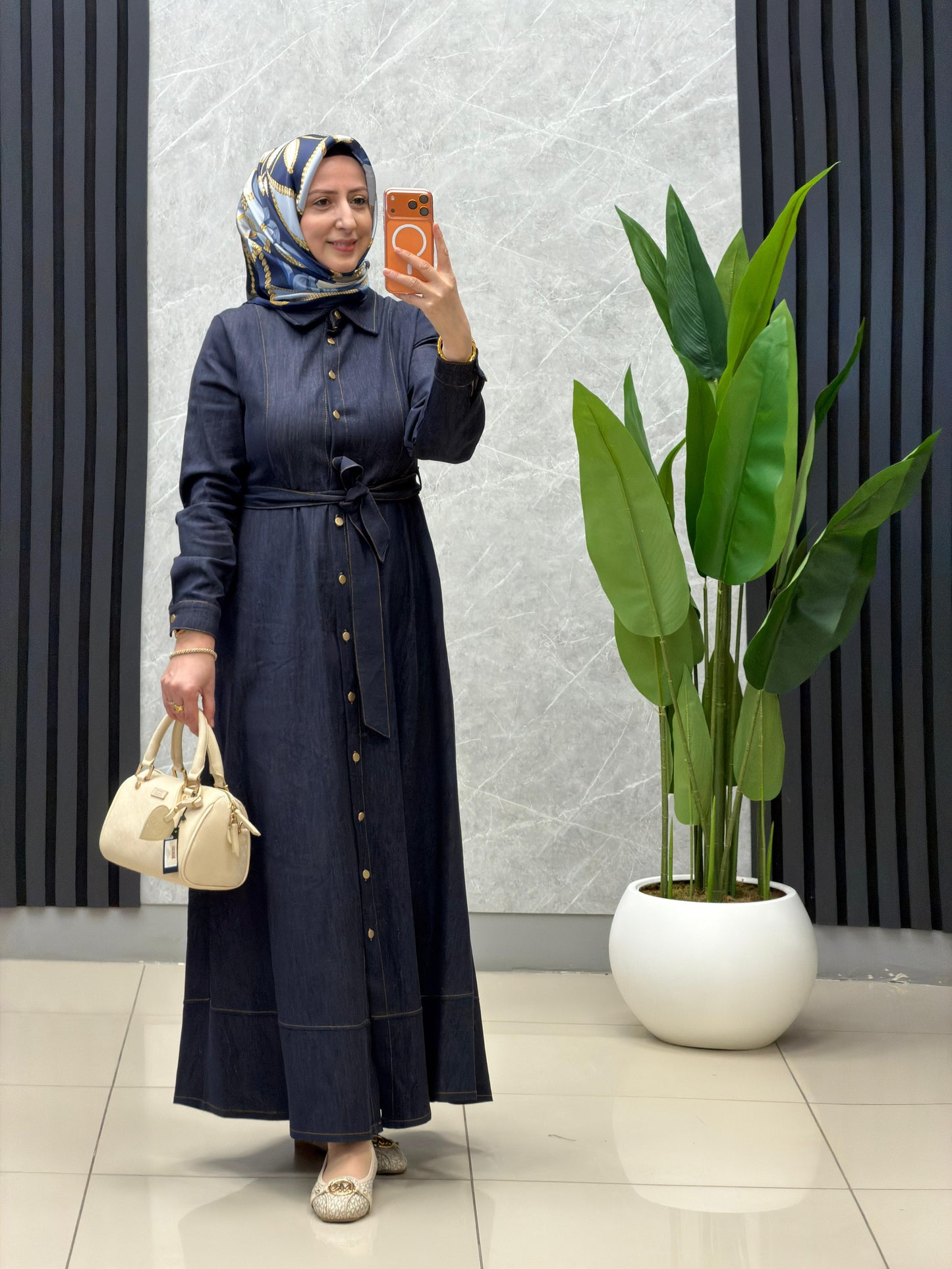 Kado denim elbise
Kod: 263250