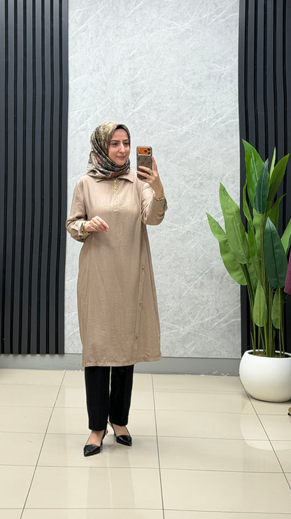 Armine Trend Yandan Düğme Detaylı Tunik 🤎

⚡️ Ürün Kodu: 26YT447