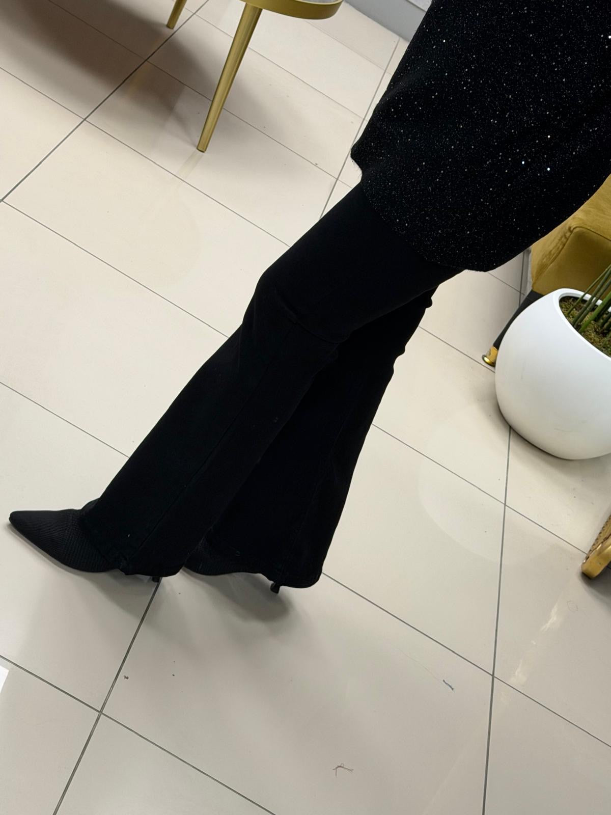 Noshe İspanyol paça kot pantolon  4609