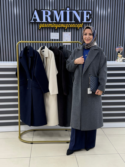 Armine kaşe kaban 25KT747