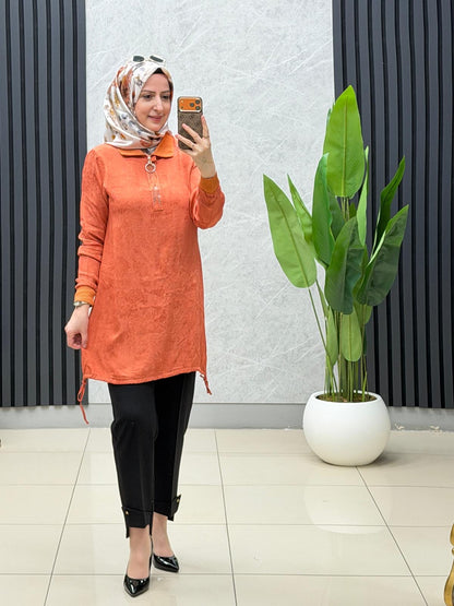 Kado Jakar kumaş tunik 262050