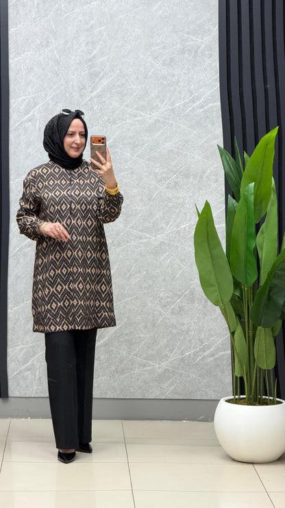 Armine Trend viskon kumaş tunik kod:26YT473