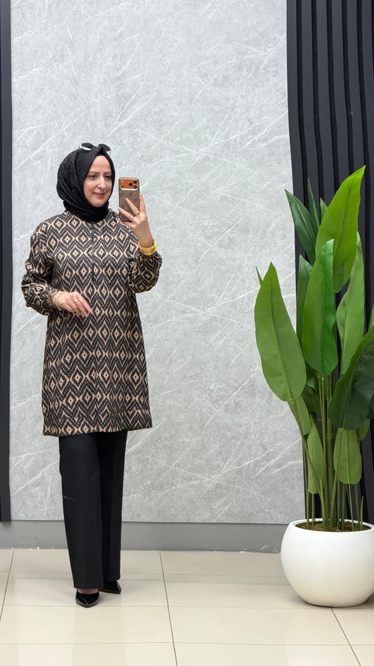 Armine Trend viskon kumaş tunik kod:26YT473