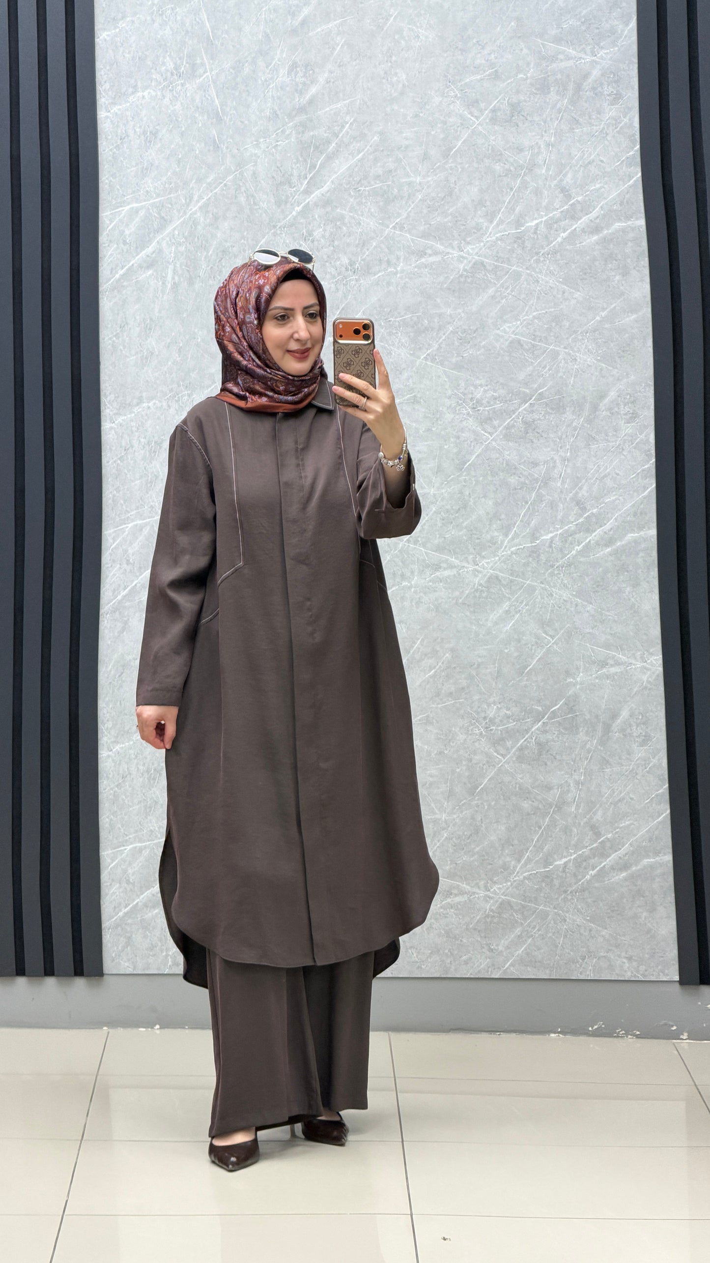 Armine Trend Tam Boy Gömlek Pantolon Takım 🤎

⚡️ Ürün Kodu: 26YT6137
