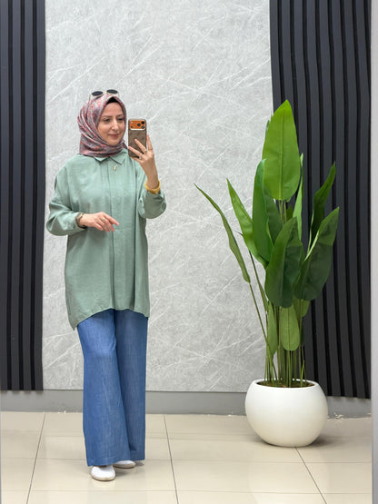 NUSS oversize gömlek Kod : NS26Y3001