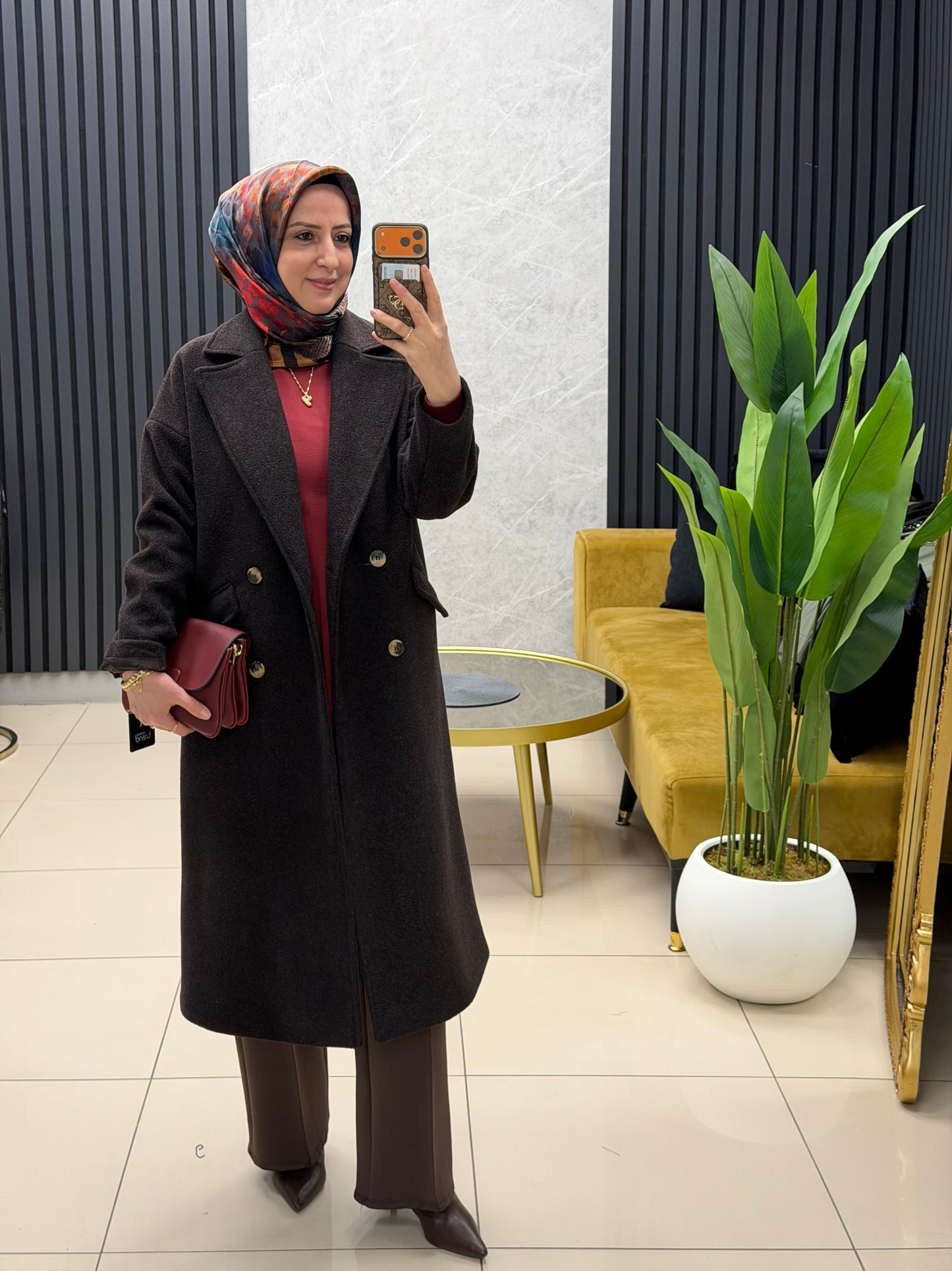 Armine kaşe kaban 25KT747