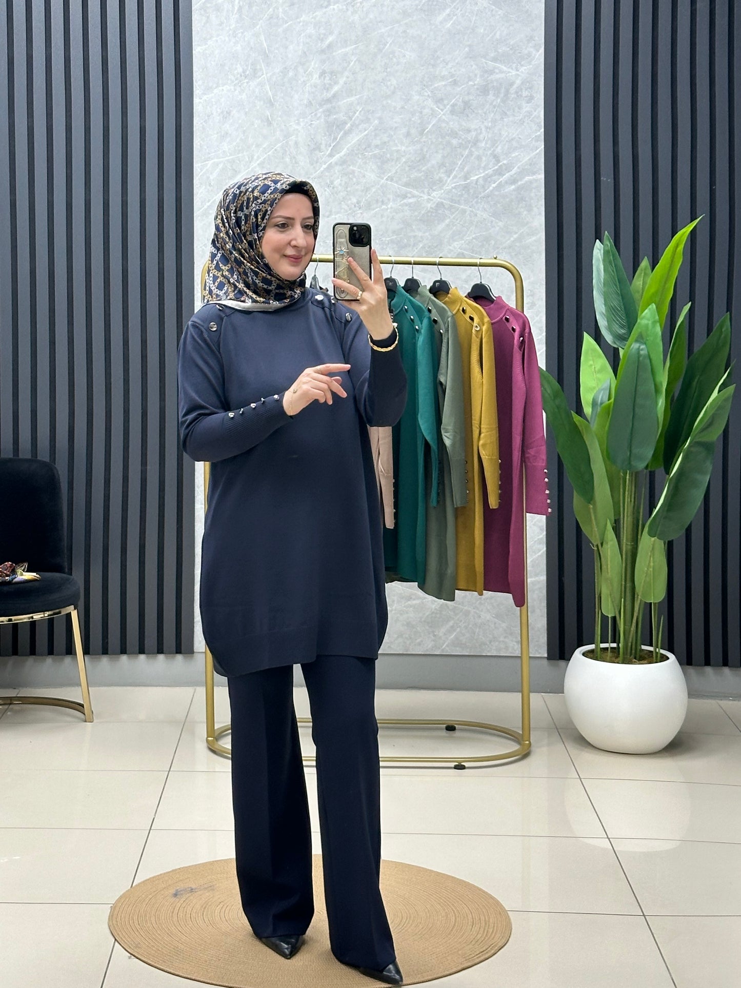 Soğuk iplik merserize tunik