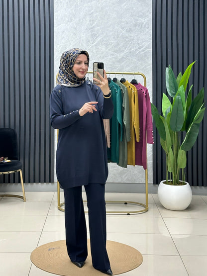 Soğuk iplik merserize tunik