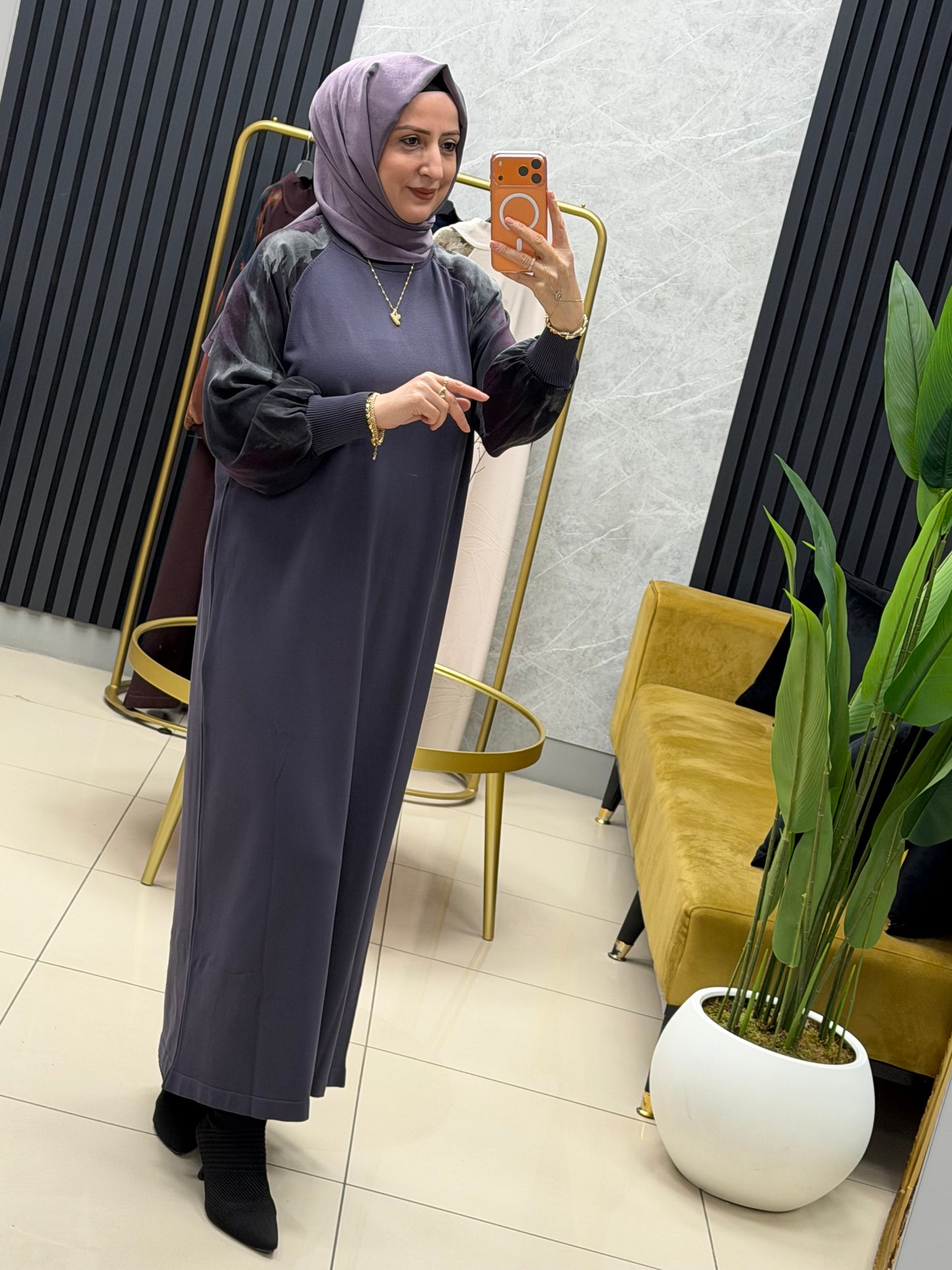 Soguk iplik merserize elbise