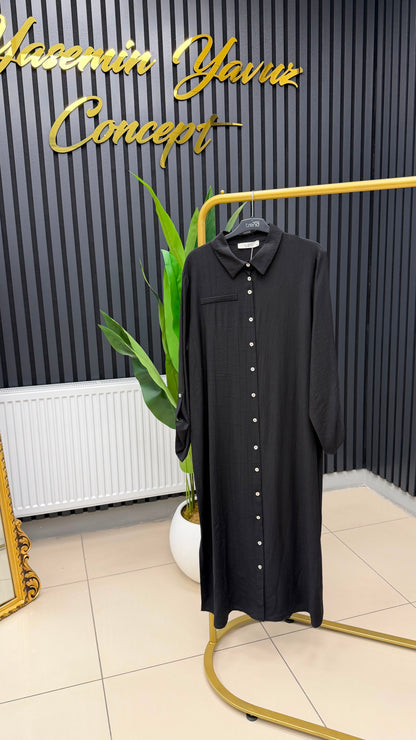 Armine Trend Boydan Düğmeli Tunik / 26YT404