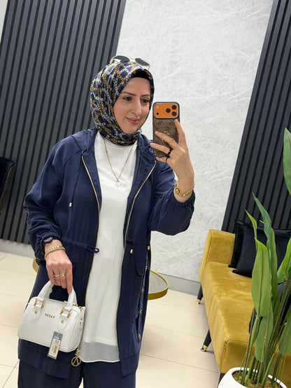 Ayşe Akay Fermuar Cepli Takım