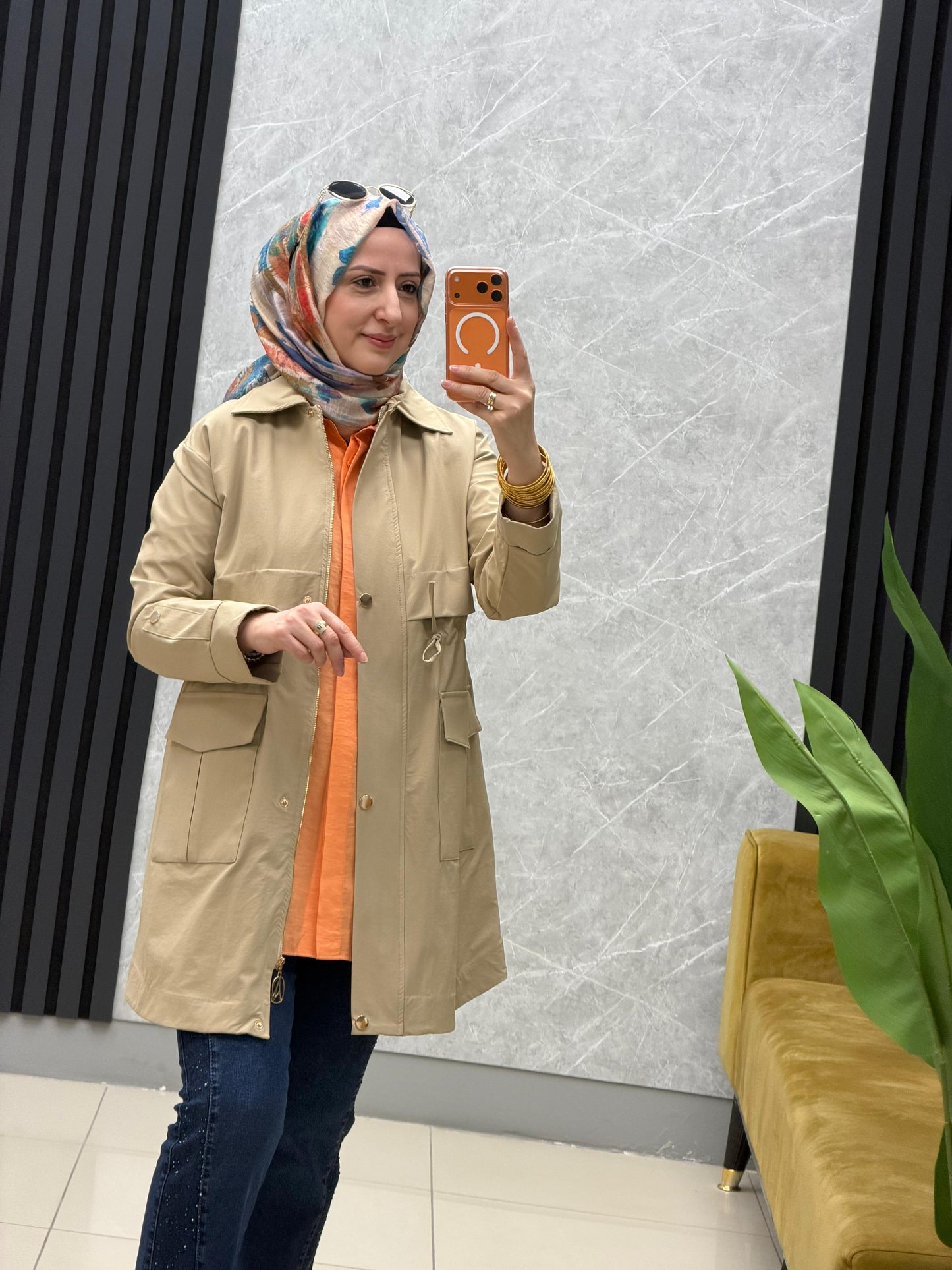 Armine trend kısa Trenç ceket 26YT504