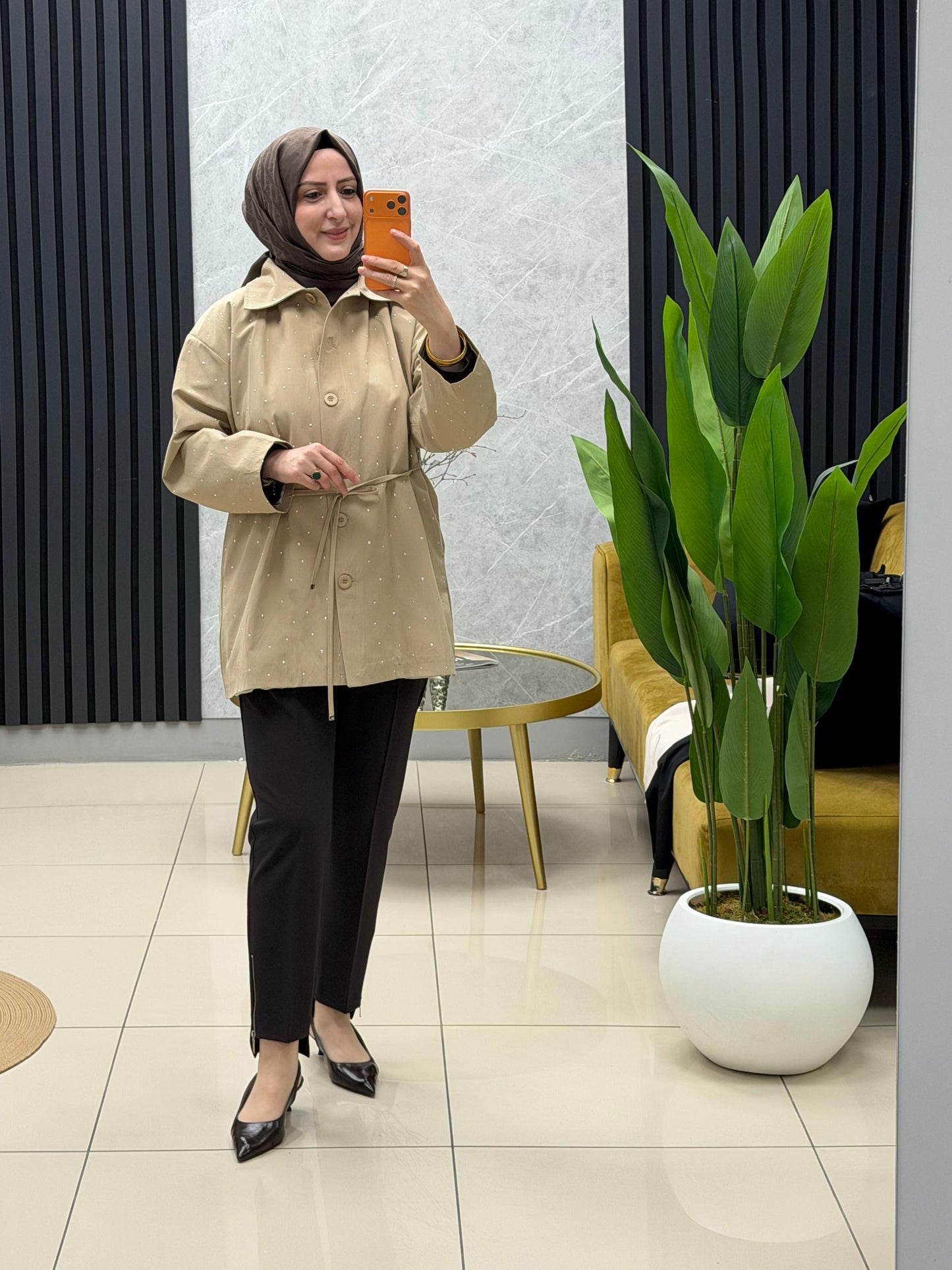 Aynaz serpma taşlı iç astarlı ceket/gömlek  140251