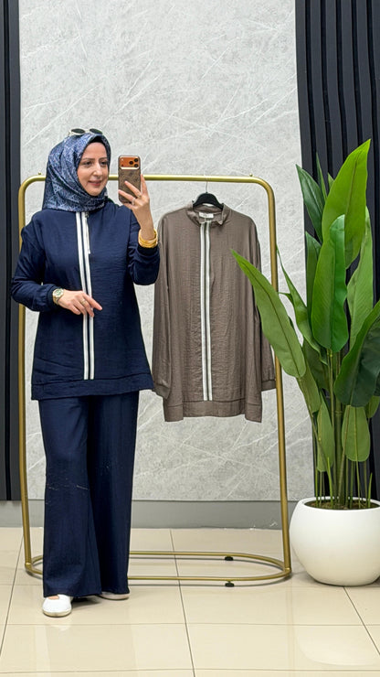 Armine Trend gofre kumaş tunik kod:26yt466
