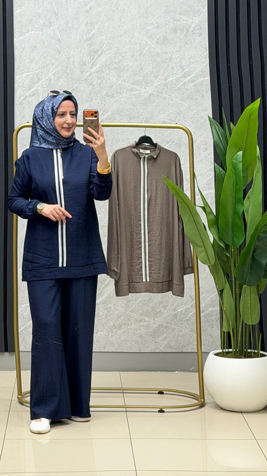 Armine Trend gofre kumaş tunik kod:26yt466