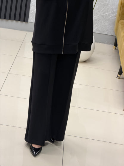 Armine trend yaka saten göğüs işlemeli Oysho takım