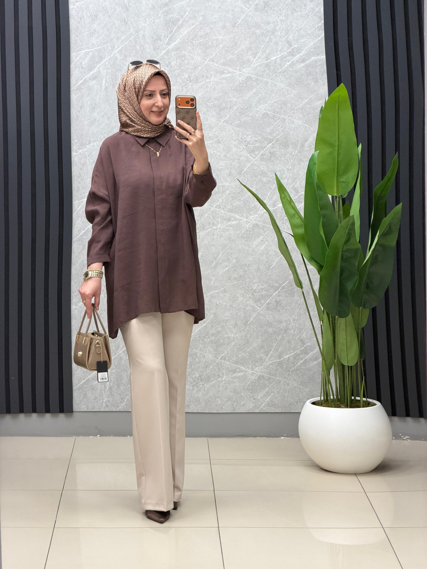 NUSS oversize gömlek Kod : NS26Y3001