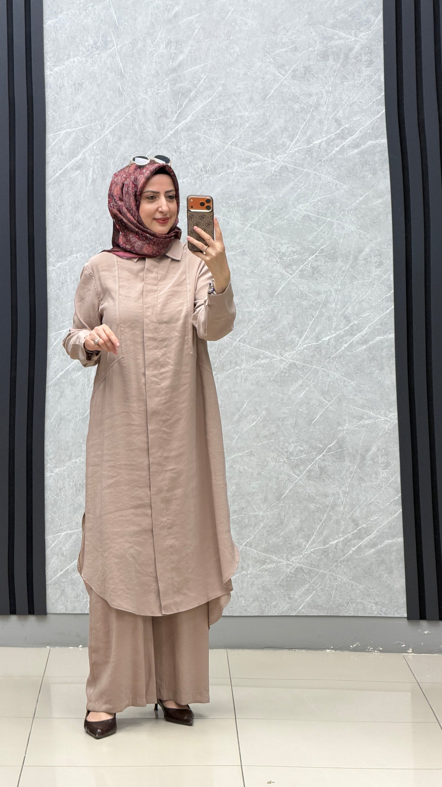 Armine Trend Tam Boy Gömlek Pantolon Takım 🤎

⚡️ Ürün Kodu: 26YT6137