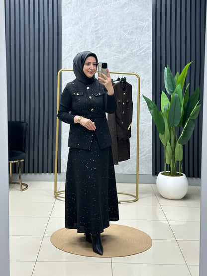 Armine yelekli takım 25KT688