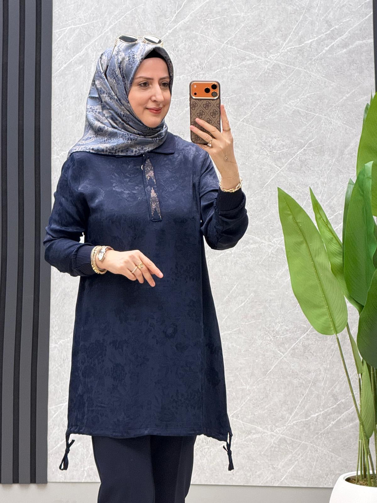 Kado Jakar kumaş tunik 262050