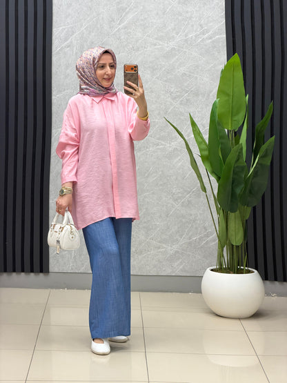 NUSS oversize gömlek Kod : NS26Y3001