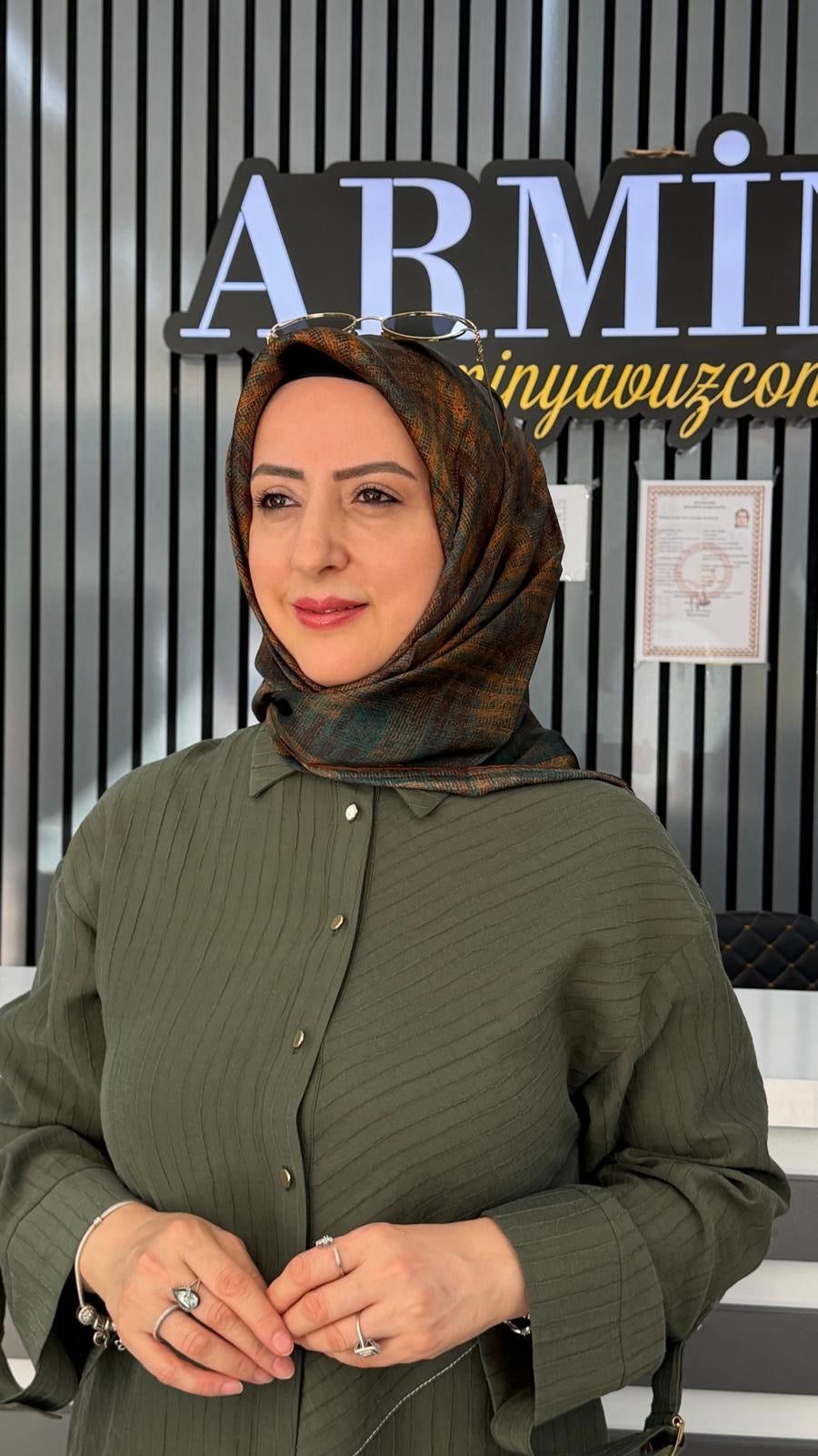 Armine Yeni Sezon Sura İpek Eşarp 2026 Sonbahar-Kış