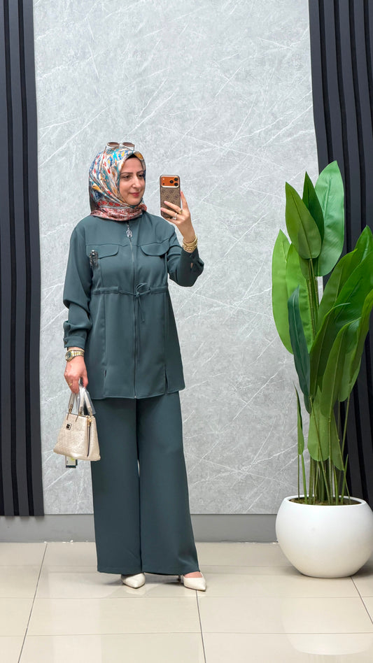 Armine Trend Broş Detaylı Takım / Ürün kodu : 26YT6180