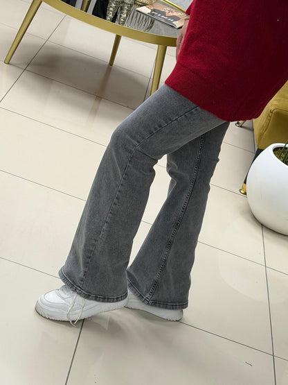 Noshe İspanyol paça kot pantolon  4609