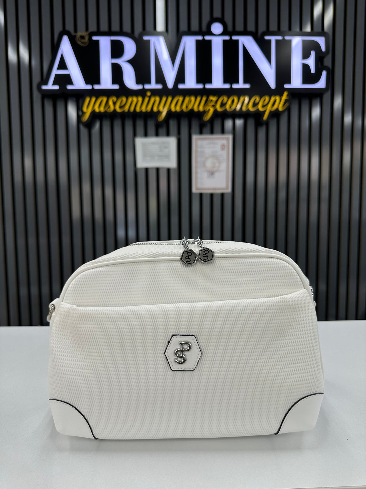 Silver polo çanta / Ürün Kodu SP1094-M86