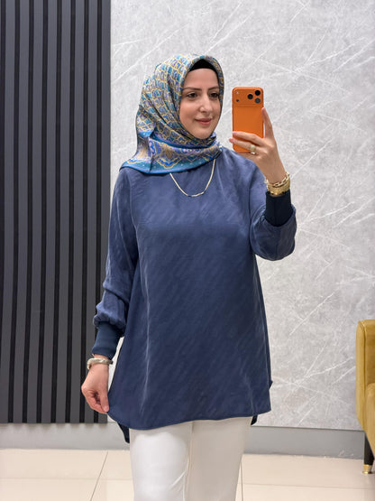 Noshe desenli kupra tunik 
4574