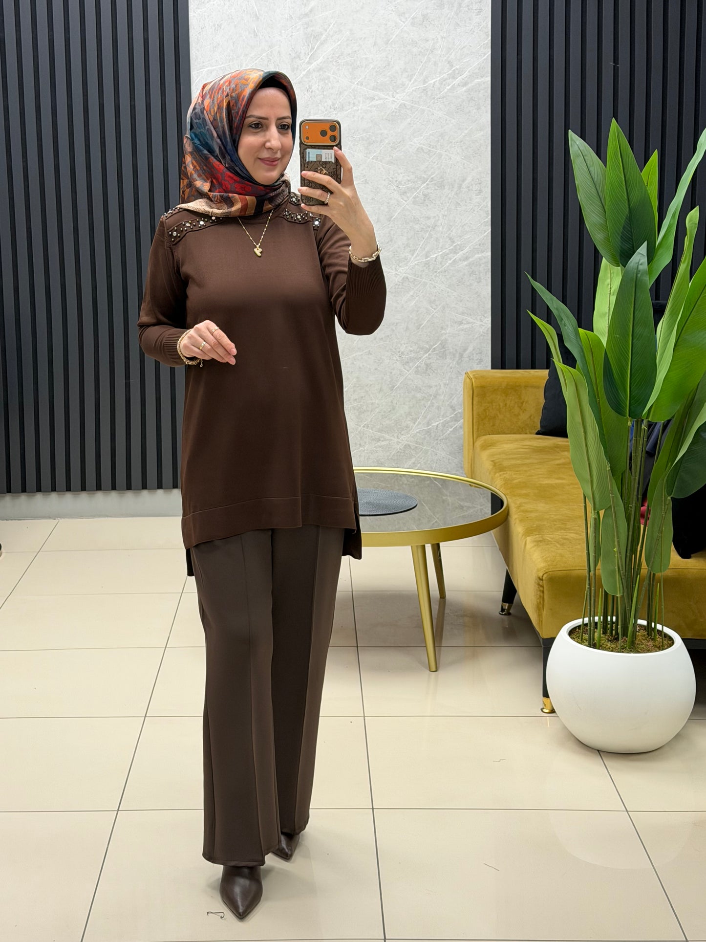 Soguk iplik merserize tunik plt32
