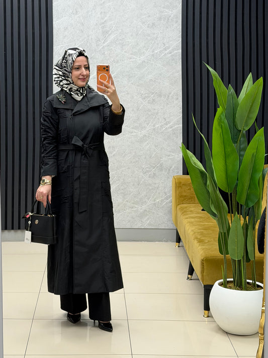 Armine Trend kabartmalı pardesü 26YT803