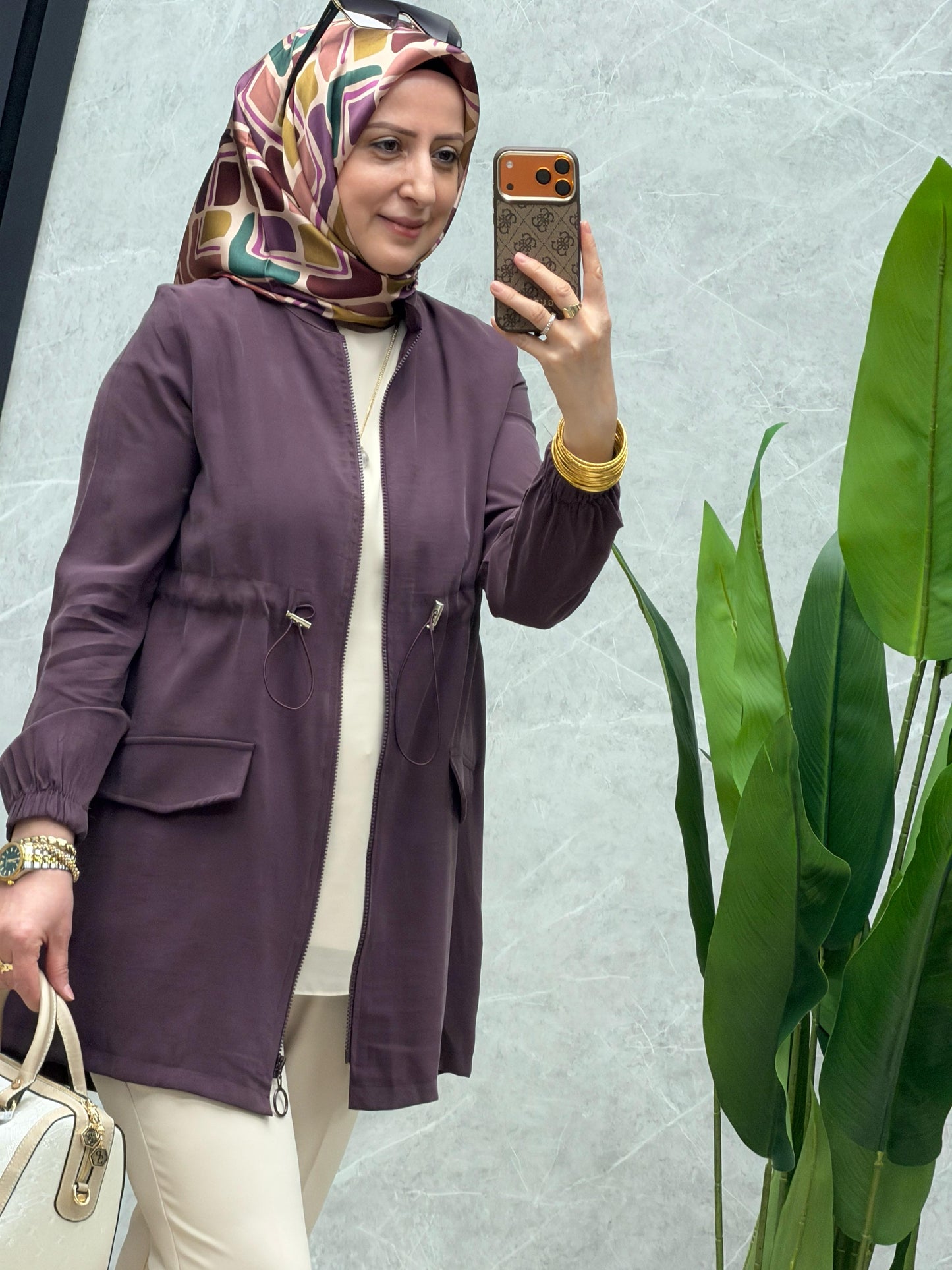 Noşhe tensel kumaş ceket kod: 4528