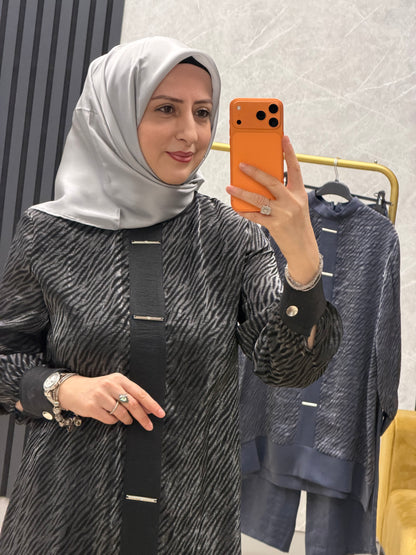 ARMİNE TREND JAKARLI SATEN          26 YT 608