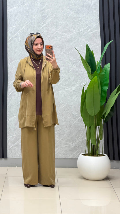 Ayşe Akay Kapüşonlu Takım / Ürün Kodu : 5112