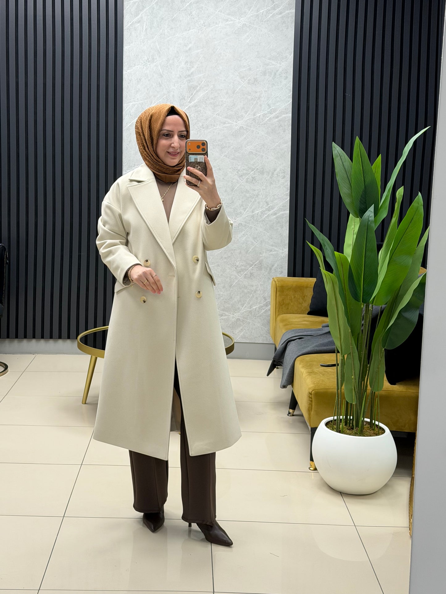 Armine kaşe kaban 25KT747